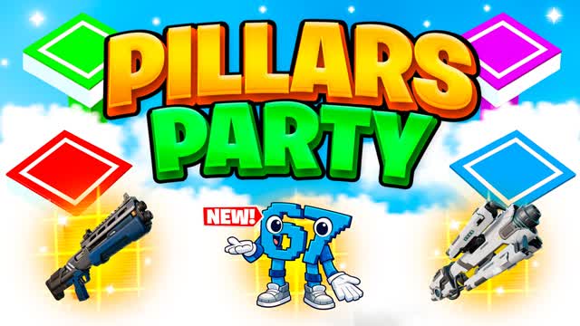 PILLARS PARTY — Fortnite Creative map cover art