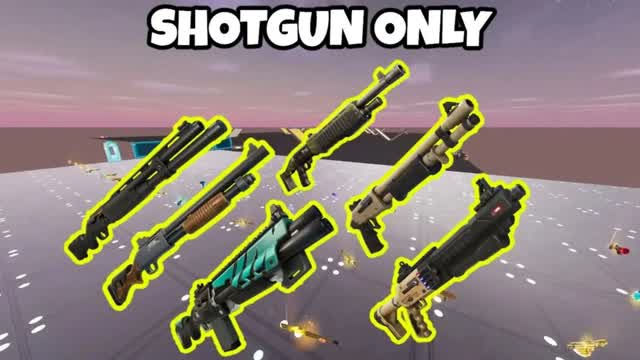 SHOTGUNS ONLY - FREE FOR ALL 🔥 — Fortnite Creative map cover art
