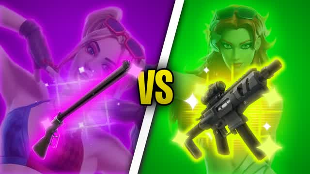 Sniper VS SMG🔫 — Fortnite Creative map