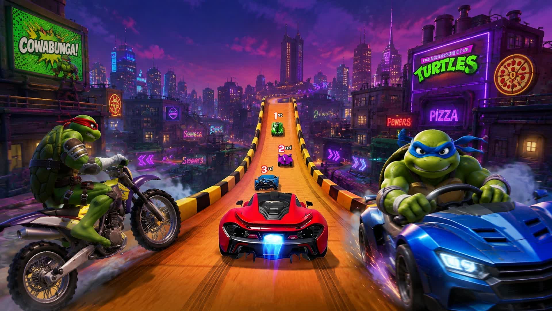 🚗 CAR GAME 🕹️ New CITY WEAPONS&CARS — Fortnite Creative map