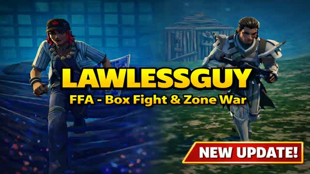 Lawless Box Fight & Zone Wars - FFA — Fortnite Creative map cover art