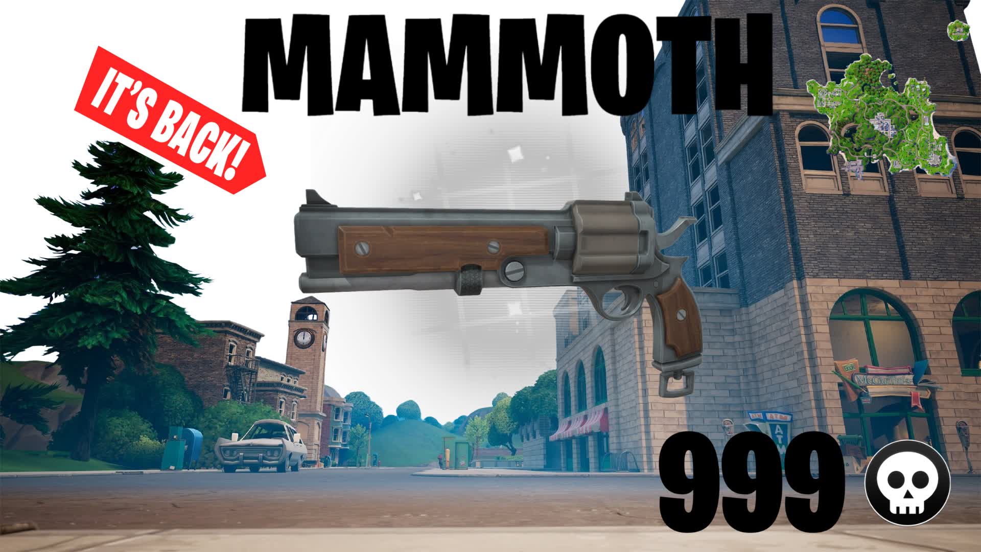 Mamoth one shot💎(tilted towers) — Fortnite Creative map