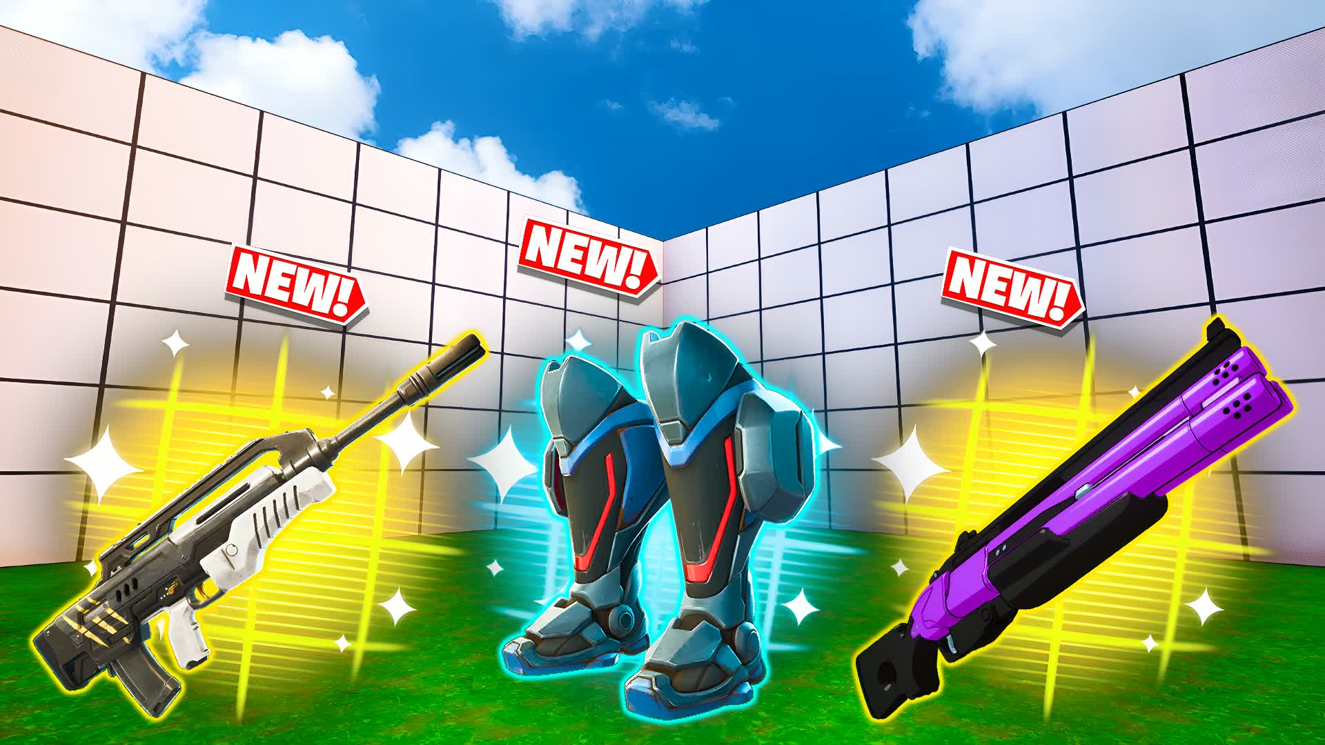 SUPER 1v1 - ALL GUNS — Fortnite Creative map