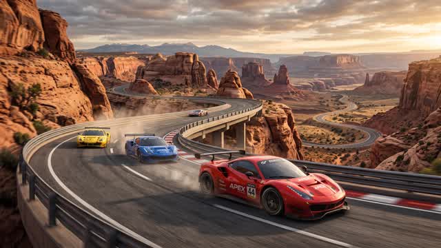 CANYON OVERPASS: SUPERCAR DRIFT 🏜️ — Fortnite Creative map
