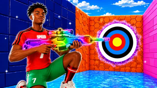TRICKSHOT PARKOUR GOLD 83+🍕 PEPERINA 🍕 — Fortnite Creative map