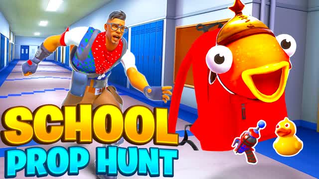 SCHOOL PROP HUNT 🎒 — Fortnite Creative map