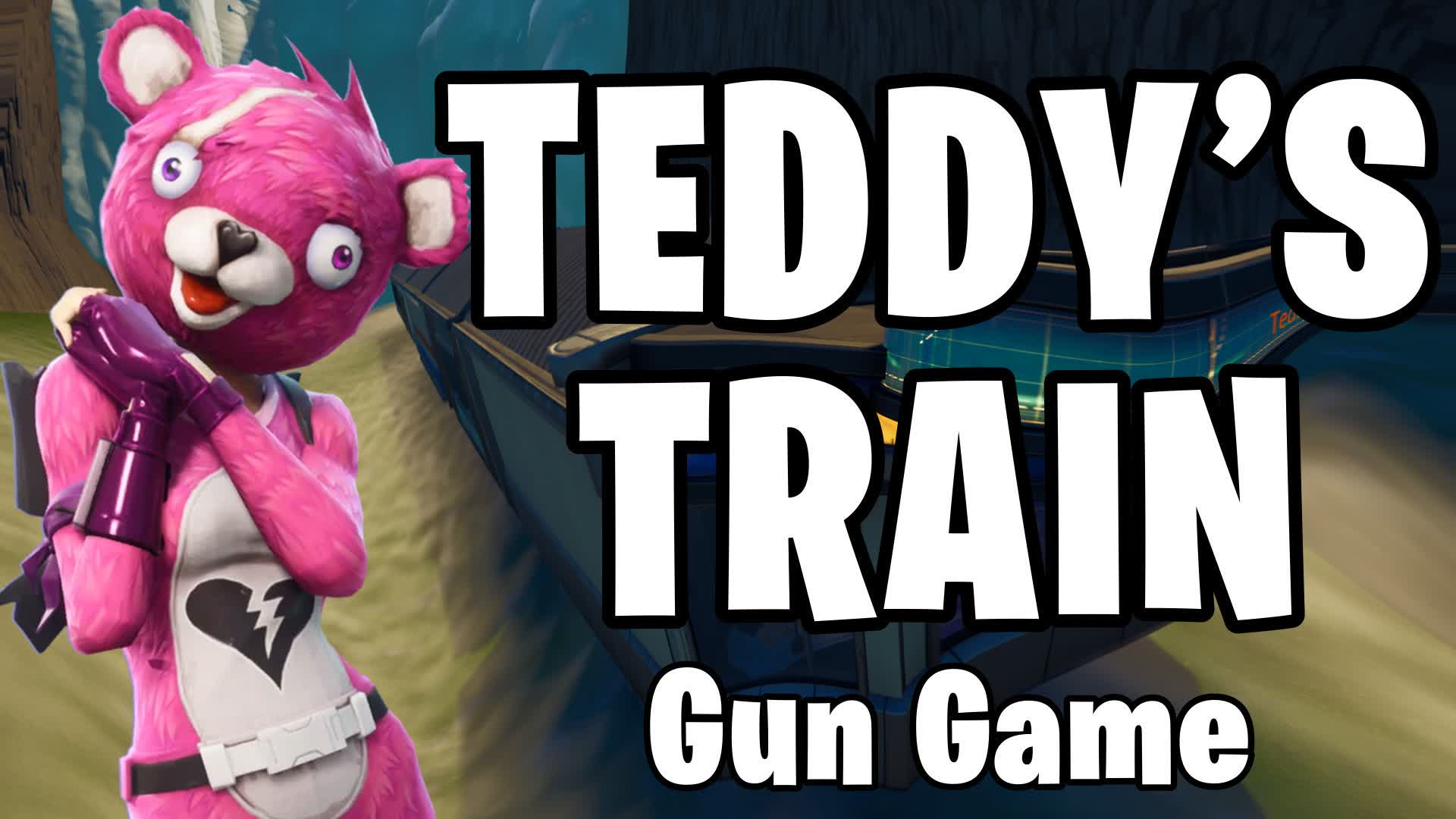 Teddy's Train Gun Game — Fortnite Creative map