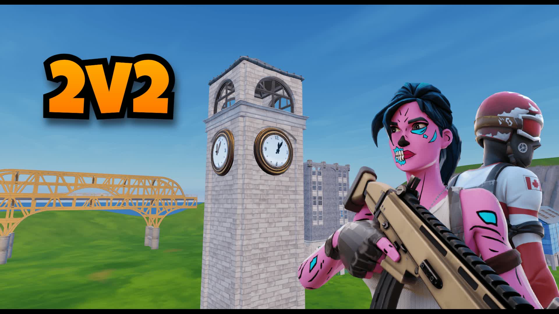🔵the Last 2v2 STORM🔵 — Fortnite Creative map