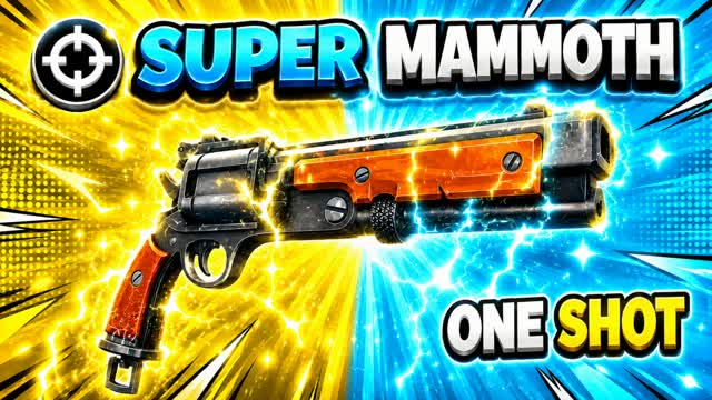SUPER MAMMOTH ONLY ONE SHOT SPIRITS 🎯 — Fortnite Creative map
