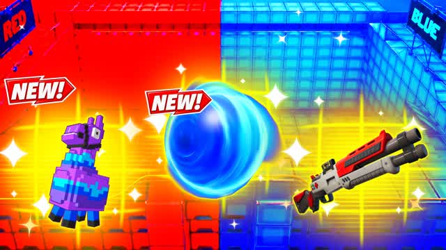 RED VS BLUE HANDOFF 🔴🔵 — Fortnite Creative map cover art