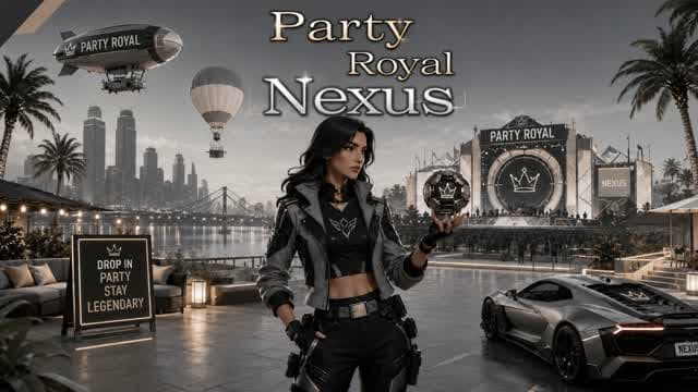 Party Royal Nexus 💫 — Fortnite Creative map cover art