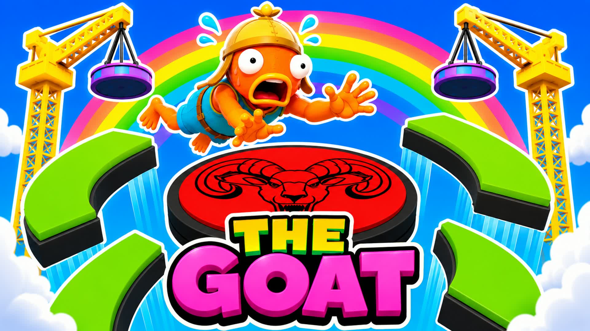 🐐 THE GOAT! Minigames 👑 — Fortnite Creative map