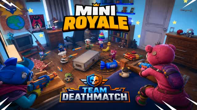MINIROYALE - TEAMS DEATHMATCH — Fortnite Creative map cover art