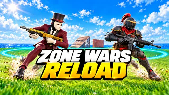 ZONE WARS RELOAD [NEW] — Fortnite Creative map