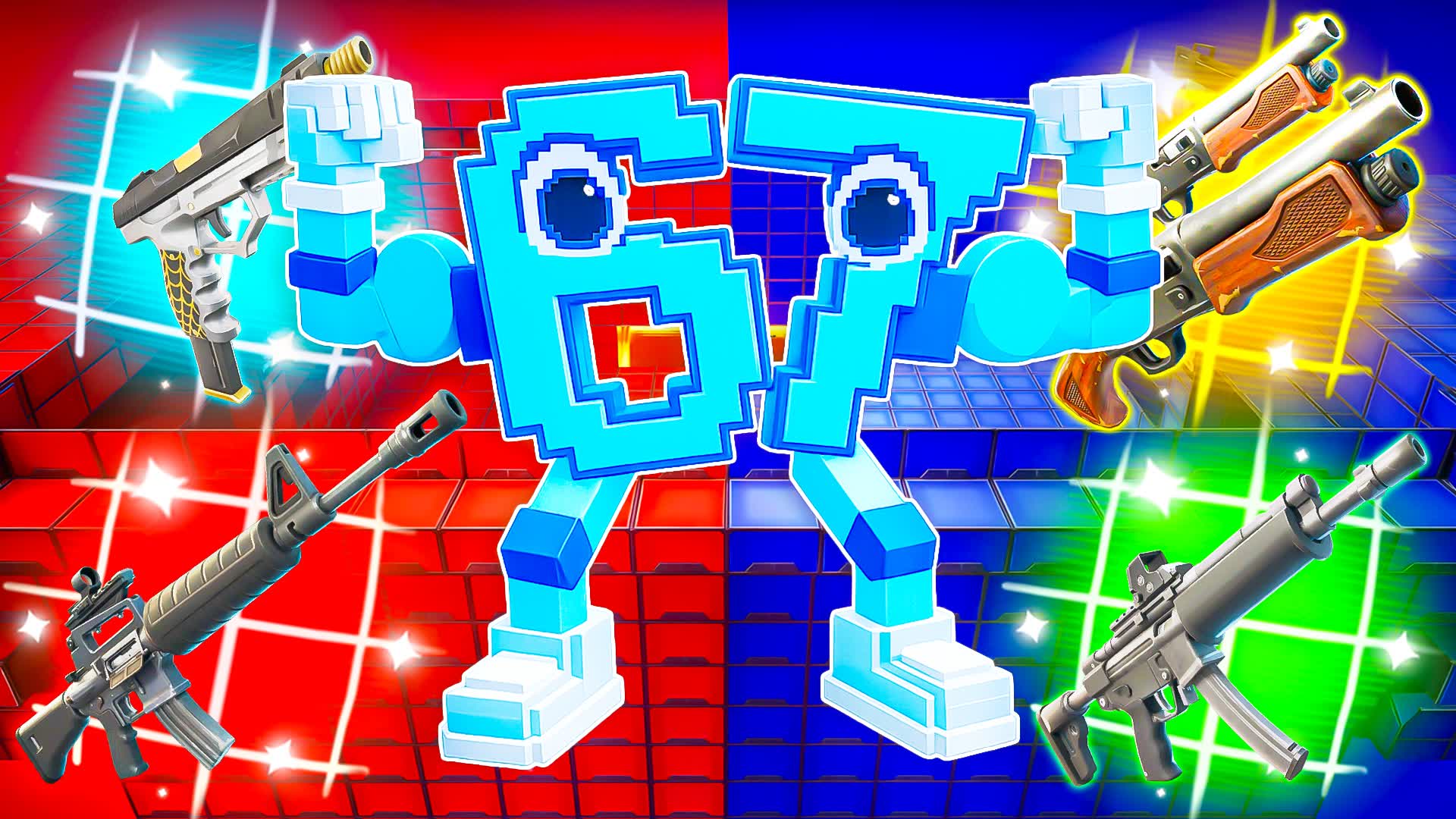EPIC BRAINROT RED VS BLUE 🔴🔵 — Fortnite Creative map