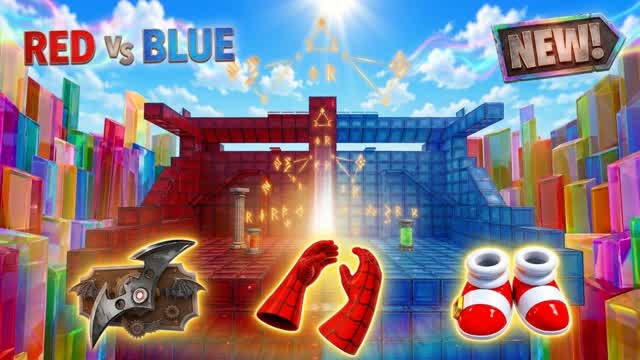 RED VS BLUE DEMOLISH THE RIVALS 🔴🔵 — Fortnite Creative map