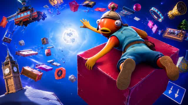 Only Down GO! 🌌 — Fortnite Creative map