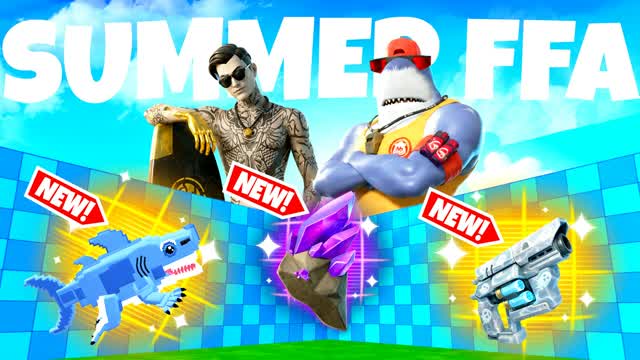 INFINITE SUMMER FFA ☀️ — Fortnite Creative map cover art