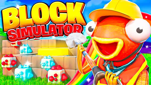 BLOCK SIMULATOR [CO-OP] — Fortnite Creative map cover art