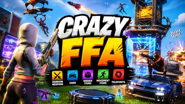 Crazy FFA — Fortnite Creative map cover art