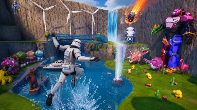 Adventure City—it's all about fun here. — Fortnite Creative map