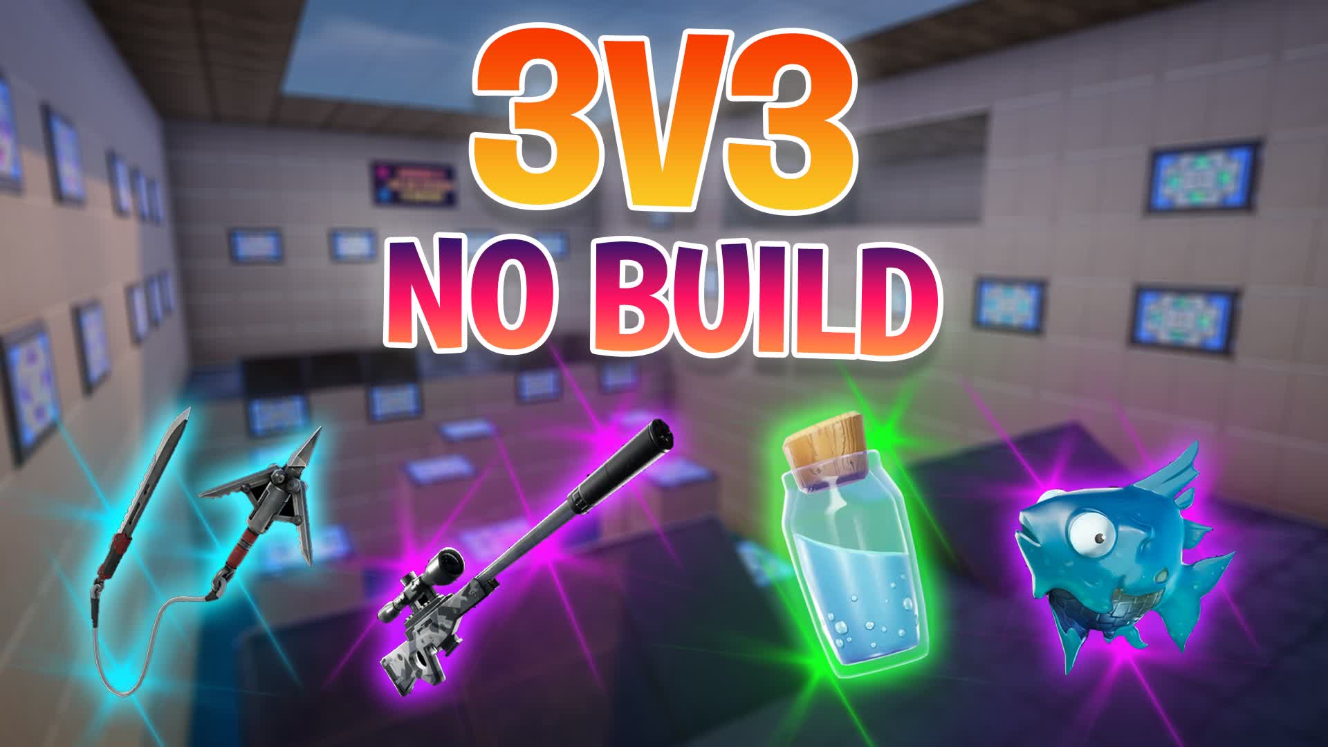 GRAPPLE BLADE SNIPER 3V3 - NO BUILD — Fortnite Creative map