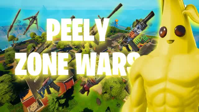 PEELY ZONE WARS! — Fortnite Creative map cover art