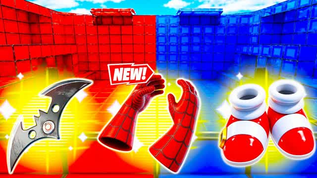 RED VS BLUE VENGEANCE 🔴🔵 — Fortnite Creative map cover art