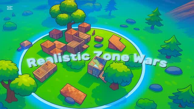 Realistic Zone Wars — Fortnite Creative map cover art