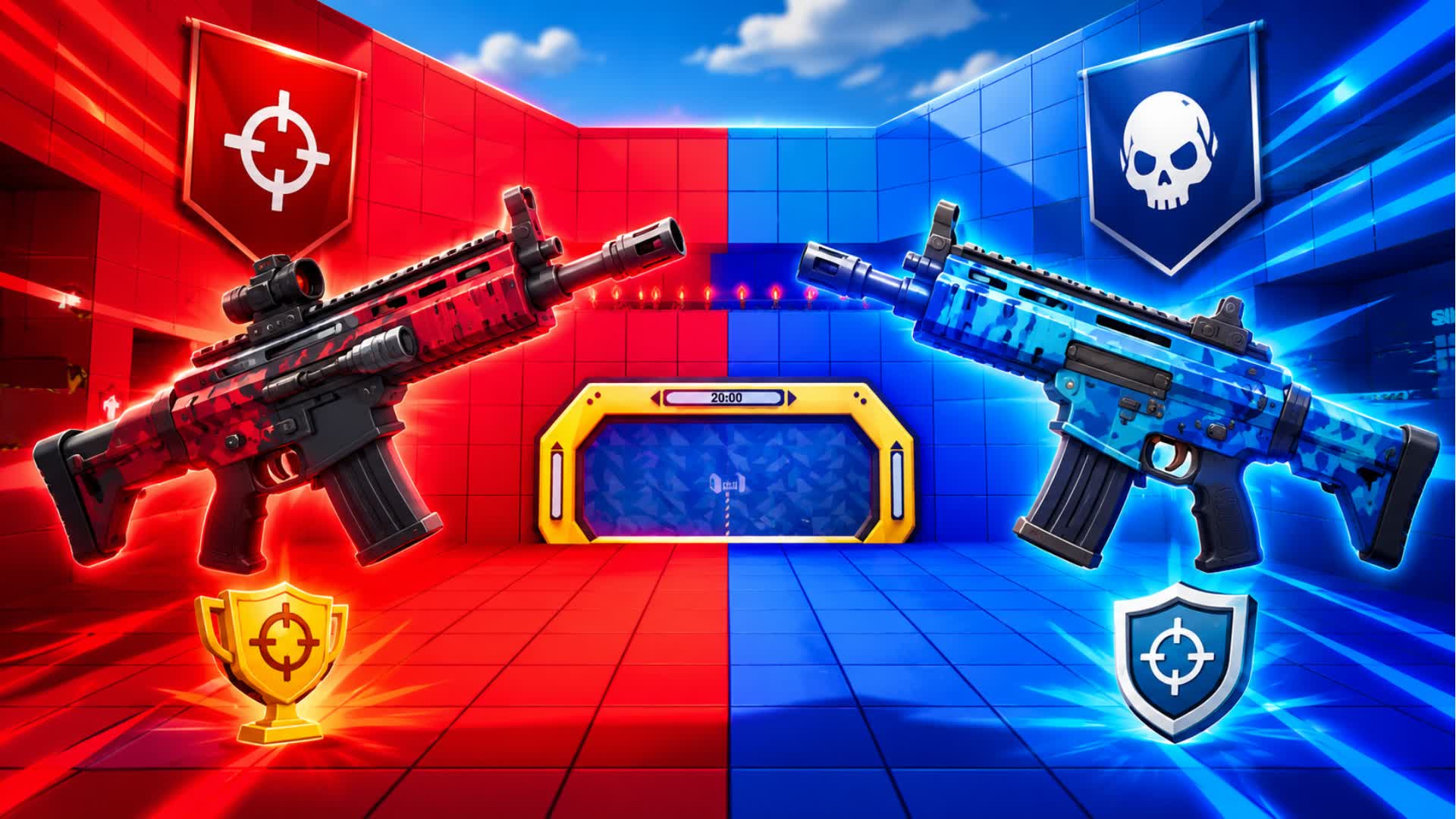 Team Red vs. Blue — Fortnite Creative map