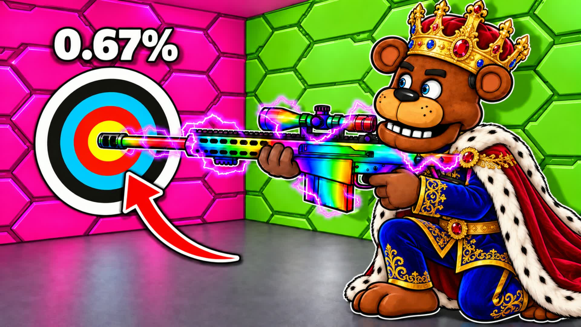 🌈 CHROMATIC TRICKSHOT CHAOS 🌈🎯 — Fortnite Creative map
