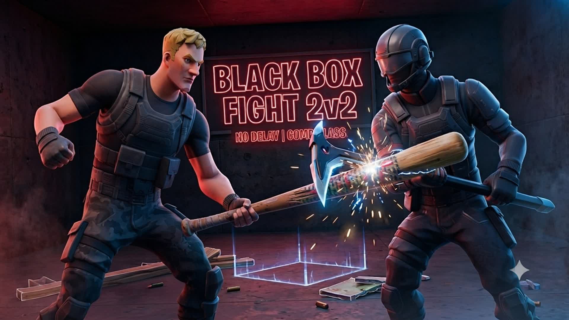 black box fight 2V2 — Fortnite Creative map