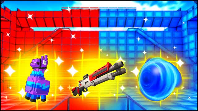 RED VS BLUE SIDE WINDOW 🔴🔵 — Fortnite Creative map cover art