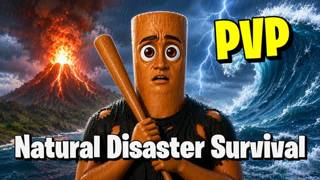 Natural Disaster Survival FFA — Fortnite Creative map cover art