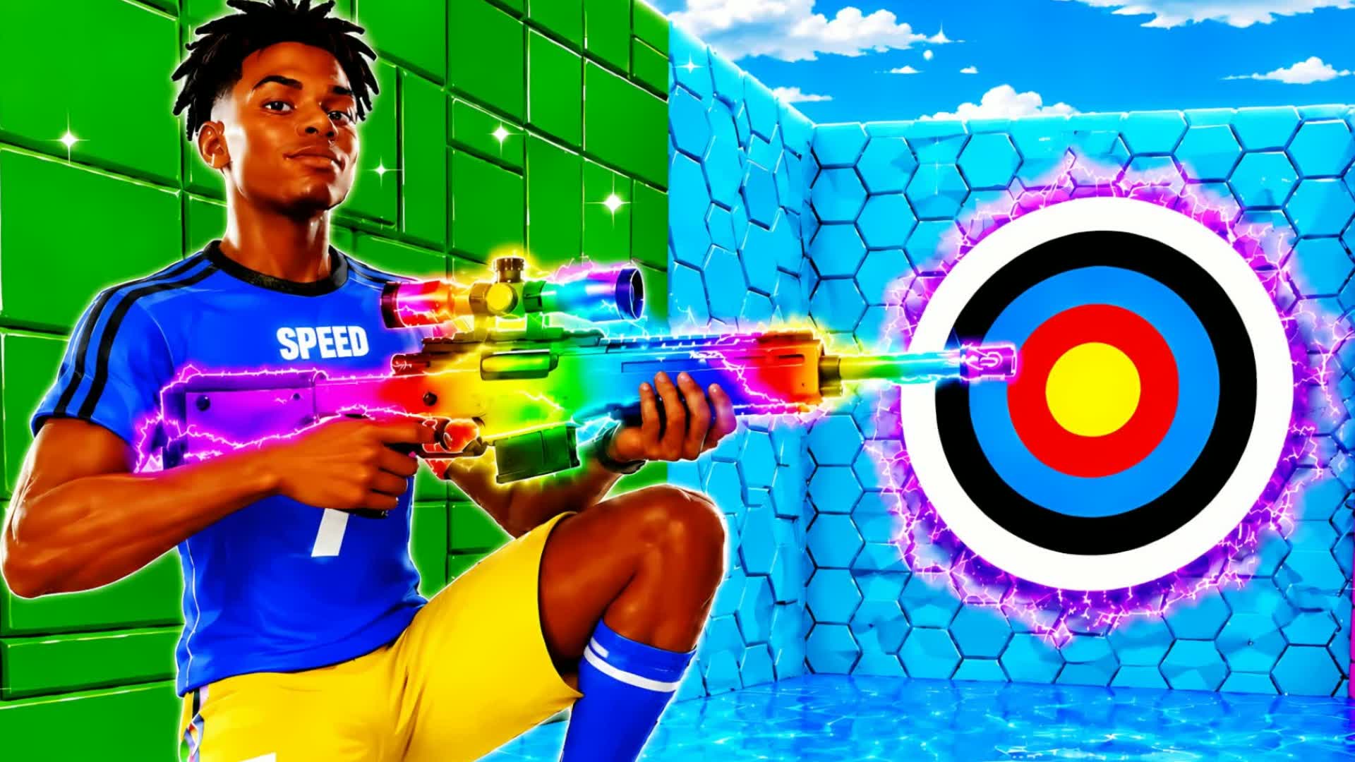 🌑🎲 GARLIC TRICKSHOT CORE PARKOUR 🔥 — Fortnite Creative map