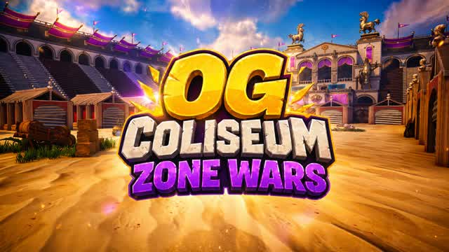 OG COLISEUM ZONE WARS ⭐ — Fortnite Creative map cover art