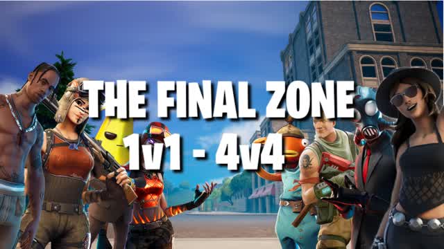 THE FINAL ZONE 🌀 1v1 - 4v4 — Fortnite Creative map