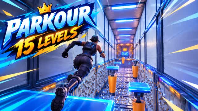 PARKOUR 15 LEVEL{4080} — Fortnite Creative map cover art