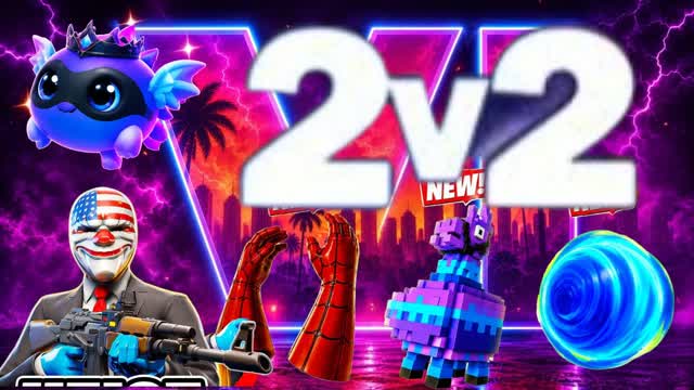 GRAND 2V2 FIGHTING β Fortnite Creative map