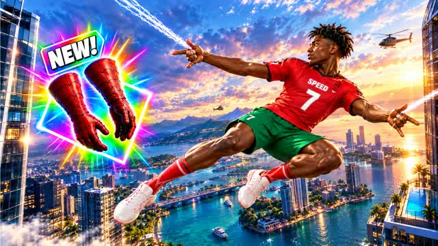 🎯SPeed SPIDER GUNGAME AND DRIVE CITY😎 — Fortnite Creative map cover art