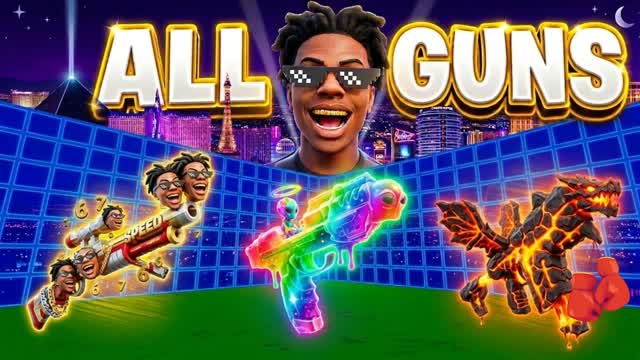 ALL GUNS FINALS⚽ — Fortnite Creative map cover art