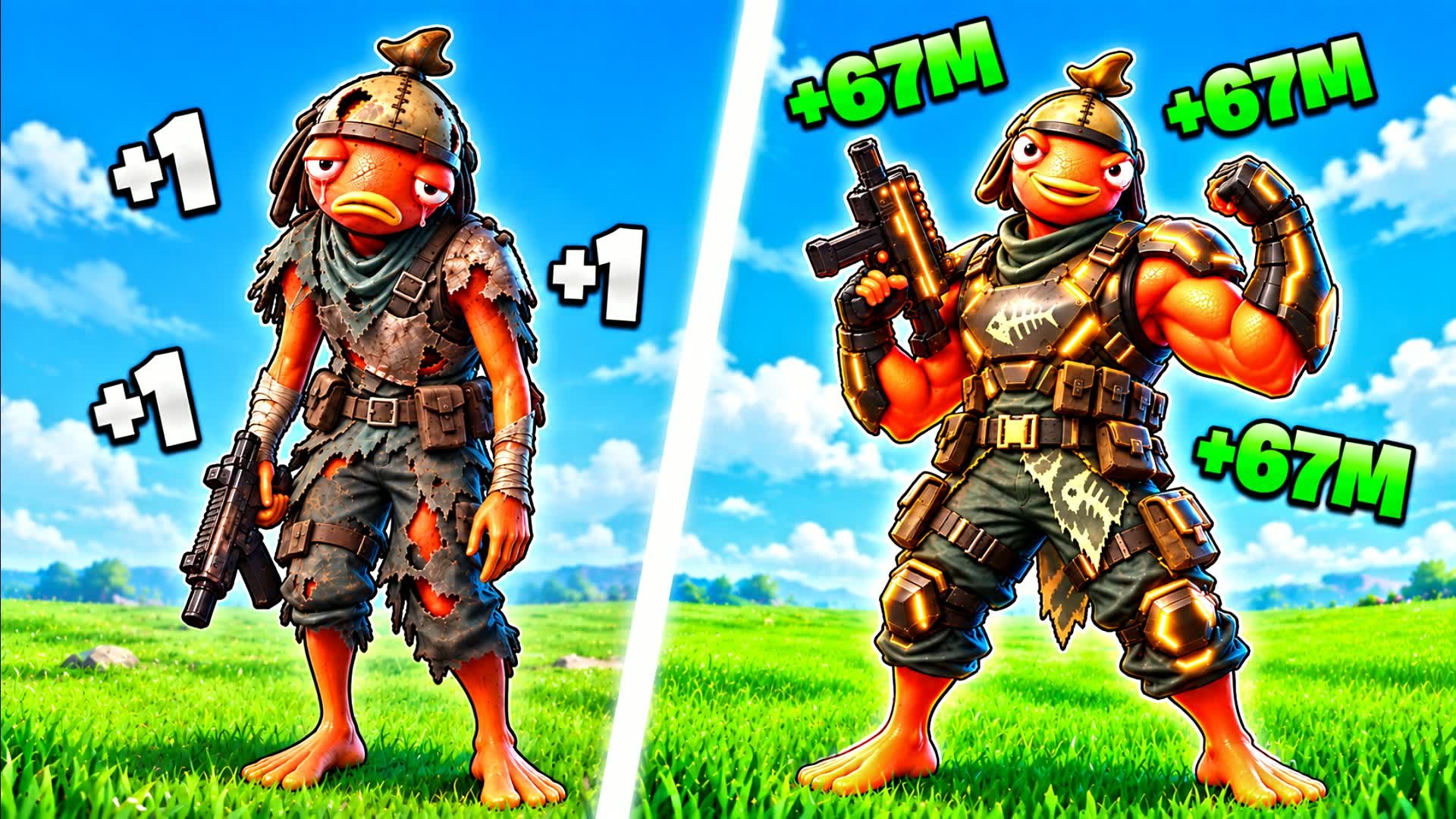 +1 DAMAGE Escape 💥 — Fortnite Creative map