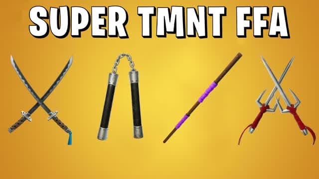 SUPER TMNT FFA — Fortnite Creative map cover art