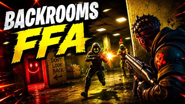 BACKROOMS FFA 👁️🔫 — Fortnite Creative map cover art