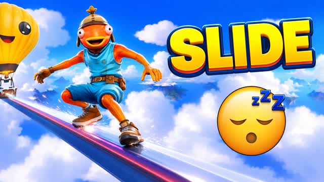 MEGA SLIDE AND CHILL 🚀😴 — Fortnite Creative map