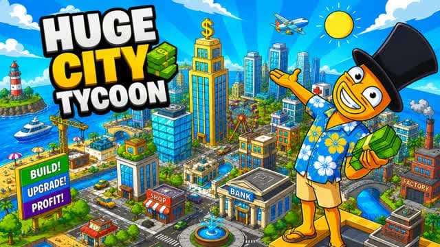 HUGE CITY TYCOON — Fortnite Creative map