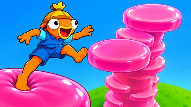 Climb The Jelly Tower — Fortnite Creative map cover art