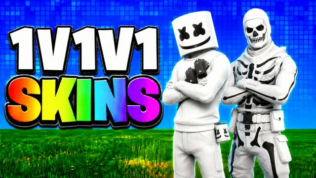 ALL SKINS RELOAD 1V1V1 — Fortnite Creative map