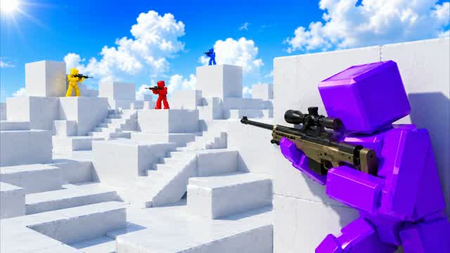 RED VS BLUE IRON SIGNAL 🔴🔵 — Fortnite Creative map