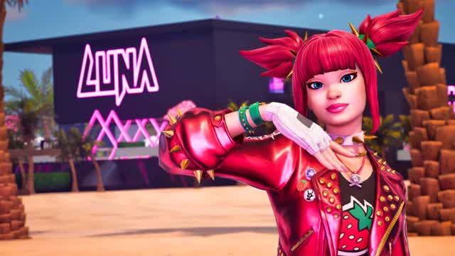 LUNA Party Royale — Fortnite Creative map cover art